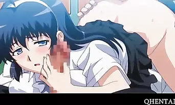 Hentai school girl hammered in locker room