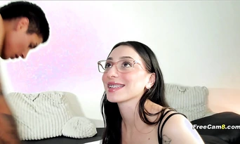 Deepthroats and Guzzles Every Drop of Thick Cock