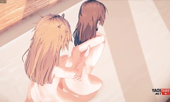 Yaoi 2 Femboys anal sex in doggy style Anime Manga Asia