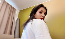 A female step-sibling of Persian descent, aged eighteen, with a very tight vagina, engaged in sexual intercourse with her male step-sibling.