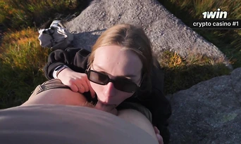 Random towheaded gave me a public oral pleasure to ease the anguish - hottest XXX!