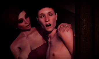 sexy 3some 3d futa porn where futanari lady with girl s
