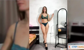 Panties off she masturbates! Pleasing- Follow her script perfect joi!
